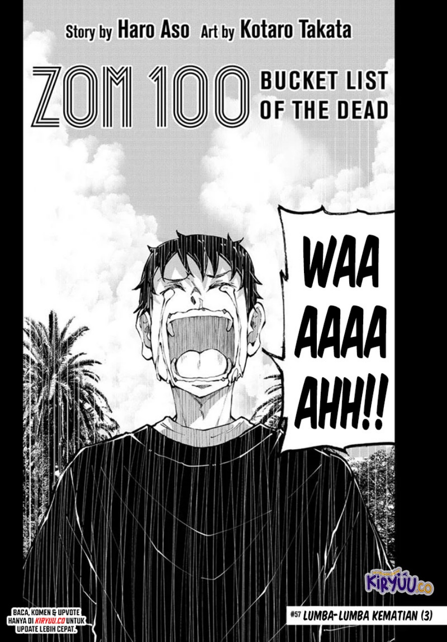 Zombie 100 ~Zombie ni Naru Made ni Shitai 100 no Koto~ Chapter 57 Bahasa Indonesia